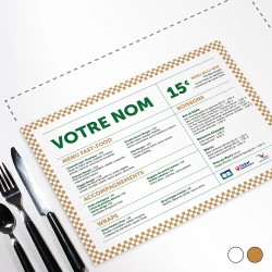 Set de Table medium Burger...