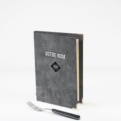 Protège-menu A5 vertical Reliure élastique Vintage