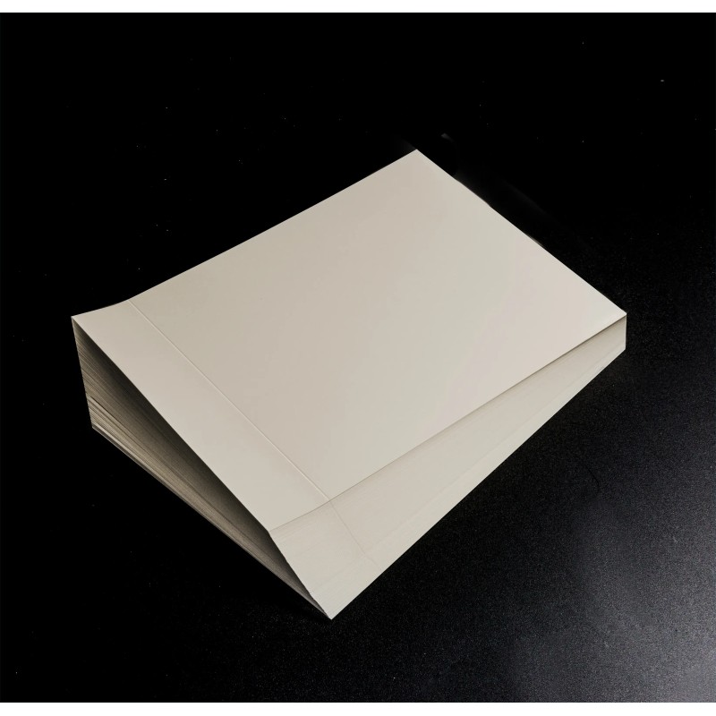 Ramette de 100 feuilles ivoires A5 horizontal rainées | Impression Menu