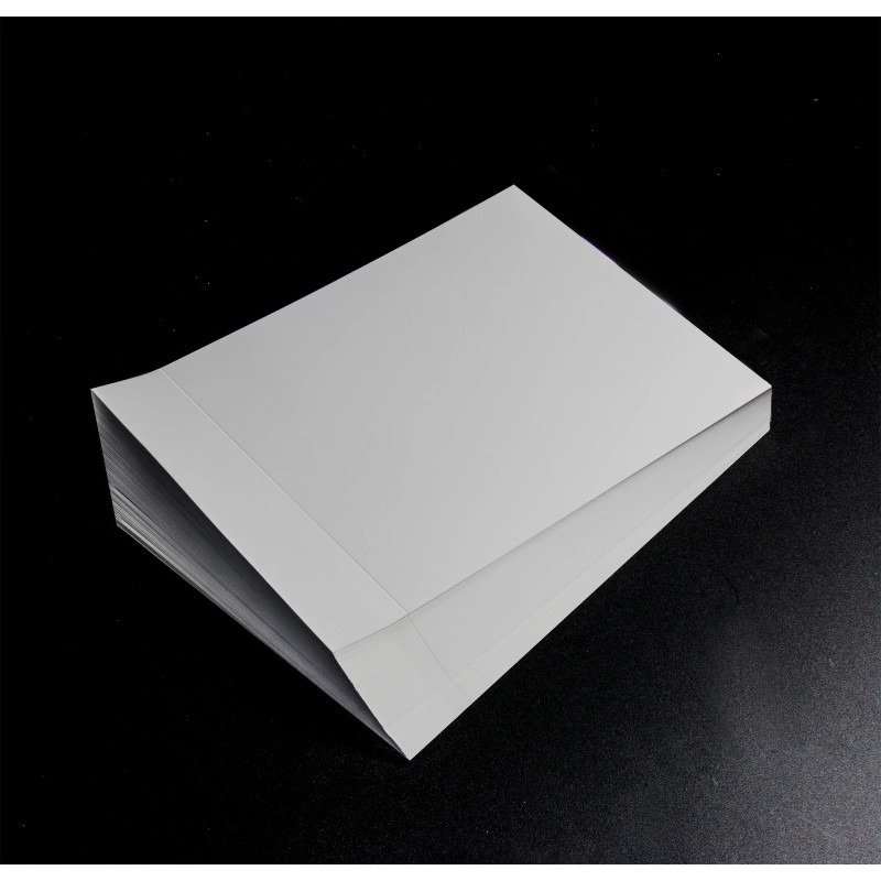 Ramette de 100 feuilles blanches A5 horizontal rainées | Impression Menu