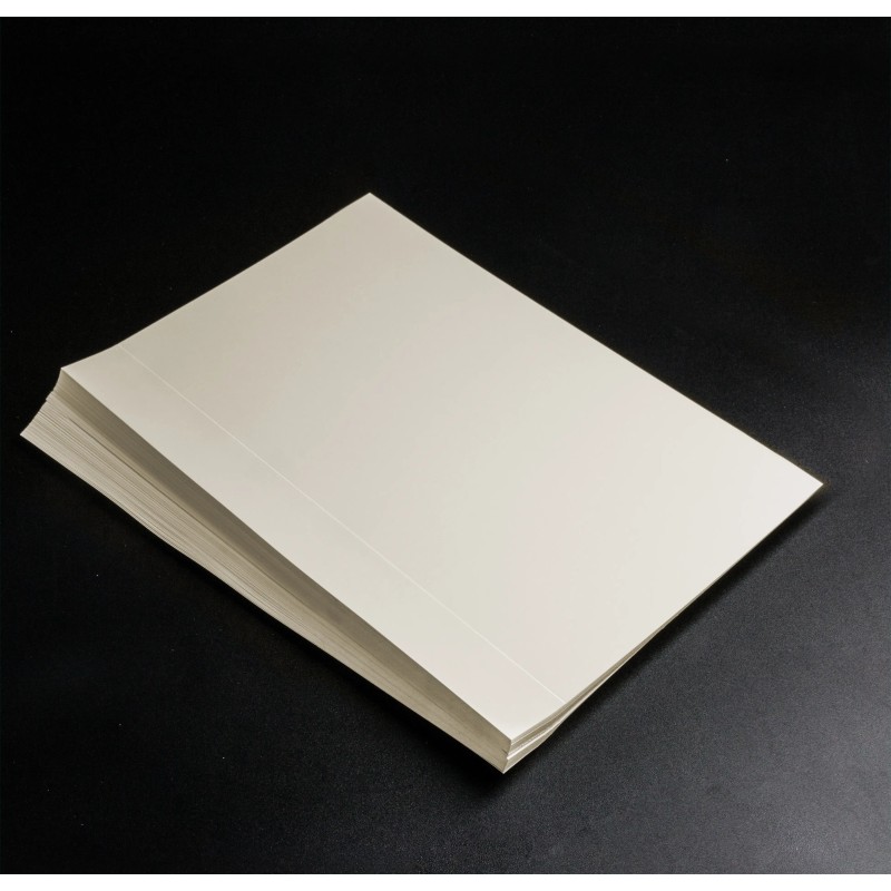 Ramette de 100 feuilles ivoires A4 vertical rainées | Impression Menu