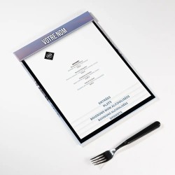 Planche Porte-Menu A4 Montagne