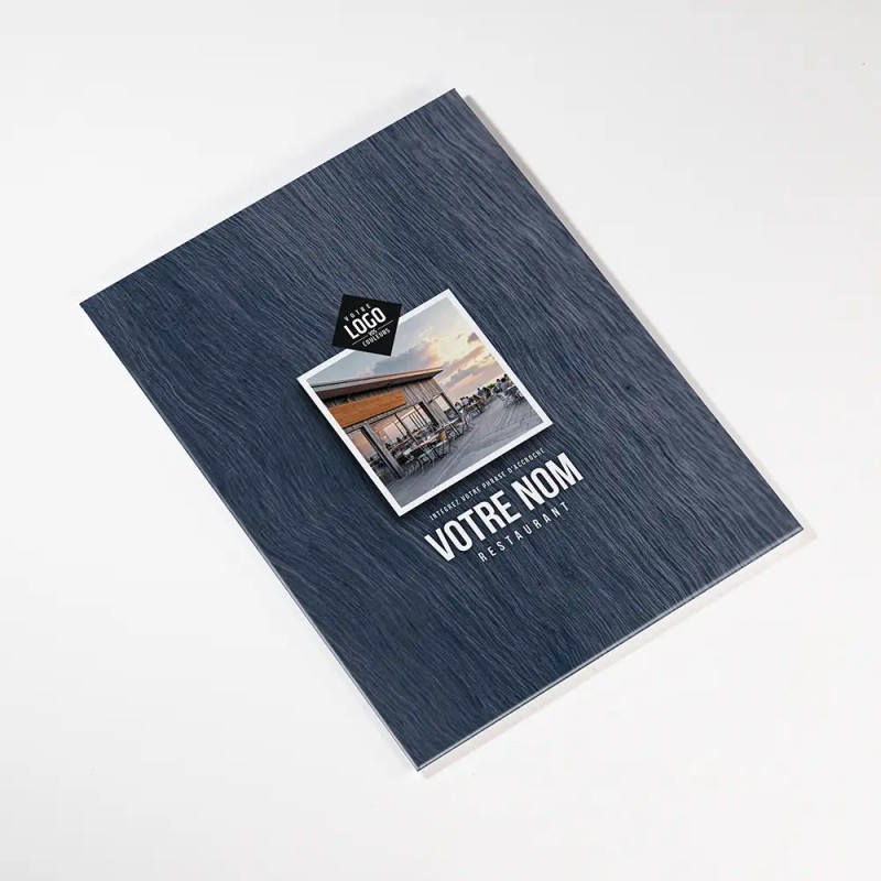 Planche Porte-Menu A4 Texture | Impression Menu