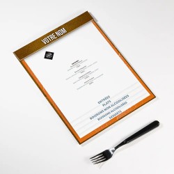 Planche Porte-Menu A4 Nervure