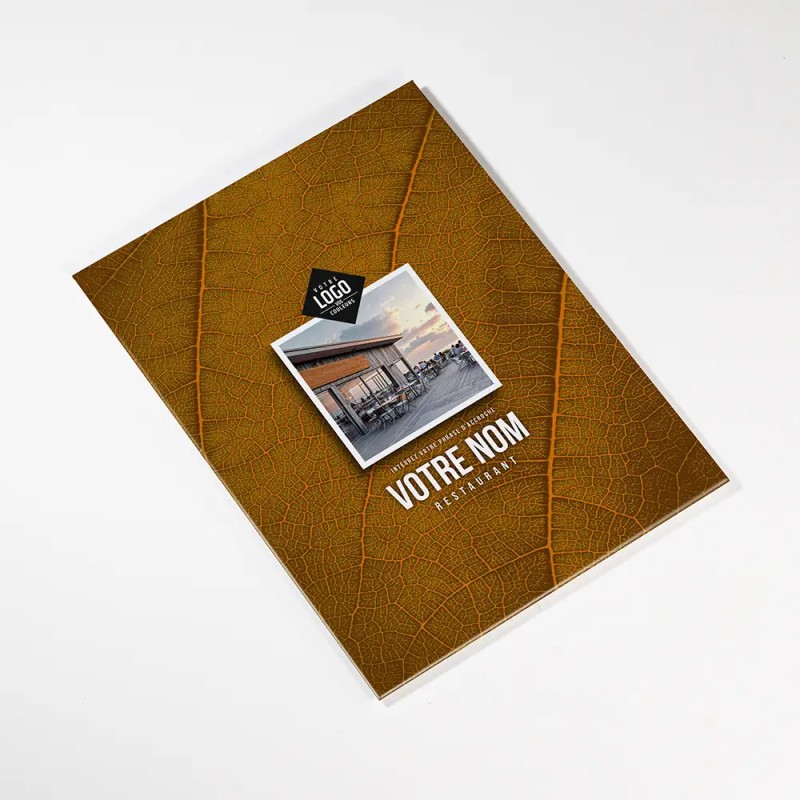 Planche Porte-Menu A4 Nervure | Impression Menu
