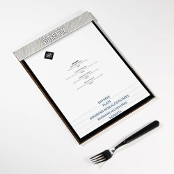 Planche Porte-Menu A4 Vache