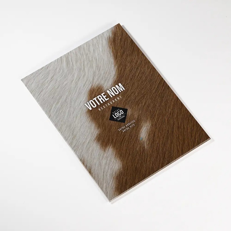 Planche Porte-Menu A4 Vache | Impression Menu