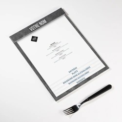 Planche Porte-Menu A4 Vintage