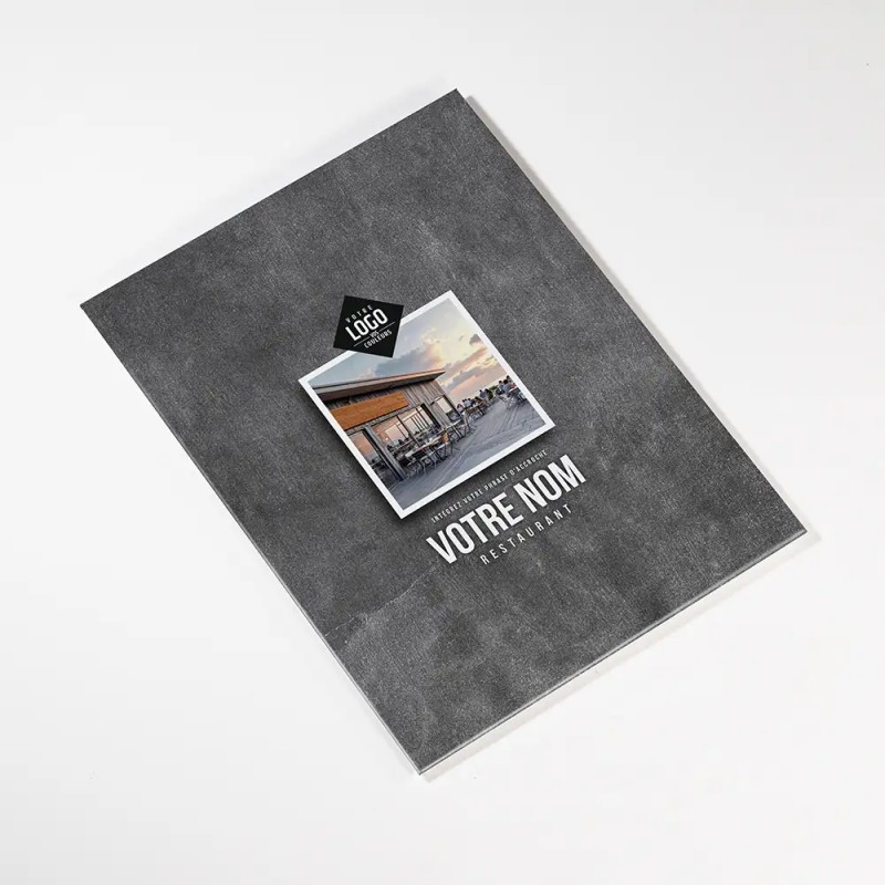 Planche Porte-Menu A4 Vintage | Impression Menu