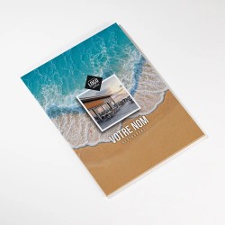 Planche Porte-Menu A4 Bord de mer | Impression Menu