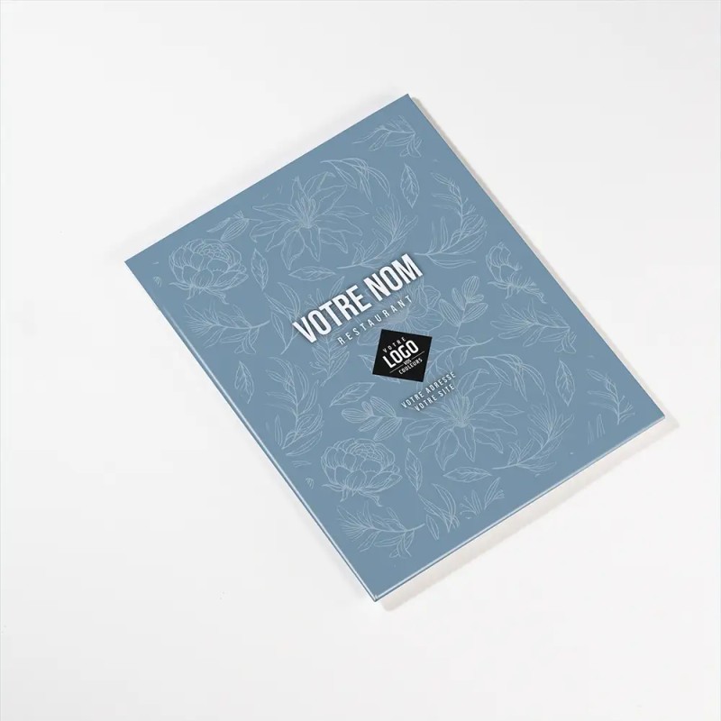 Planche Porte-Menu A5 Floral | Impression Menu