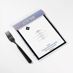 Planche Porte-Menu A5 Montagne