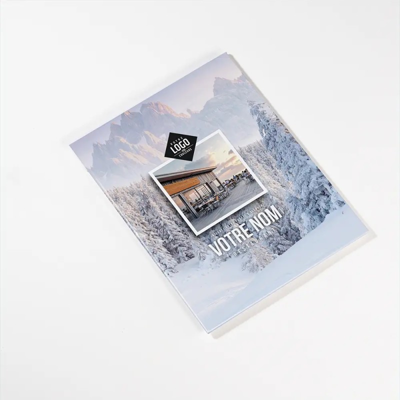 Planche Porte-Menu A5 Montagne | Impression Menu