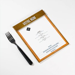 Planche Porte-Menu A5 Nervure