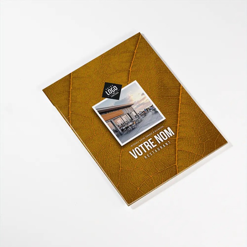 Planche Porte-Menu A5 Nervure | Impression Menu