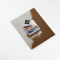 Planche Porte-Menu A5 Vache | Impression Menu
