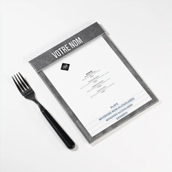 Planche Porte-Menu A5 Vintage
