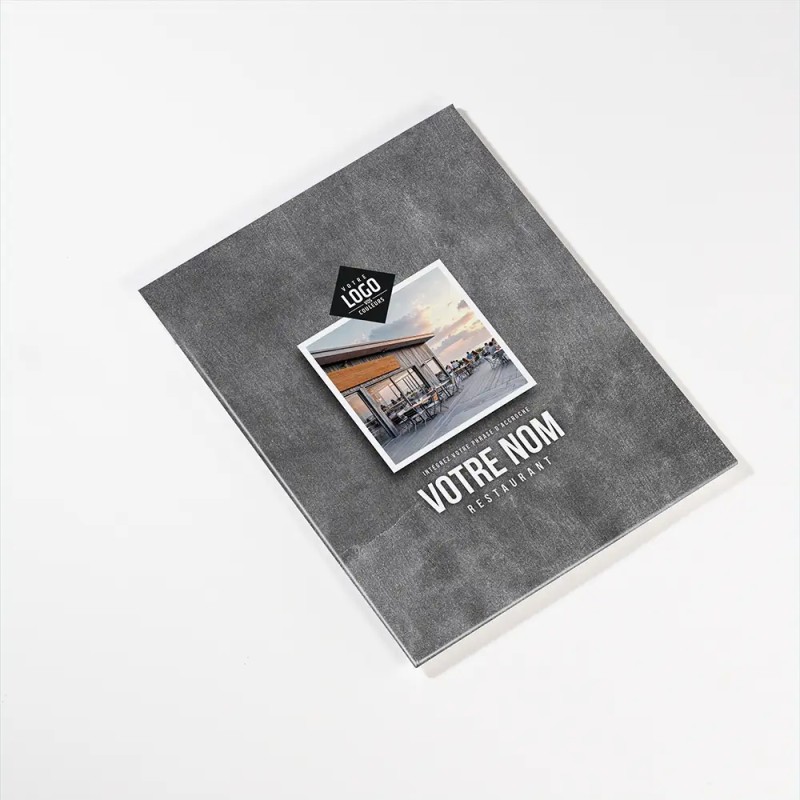Planche Porte-Menu A5 Vintage | Impression Menu