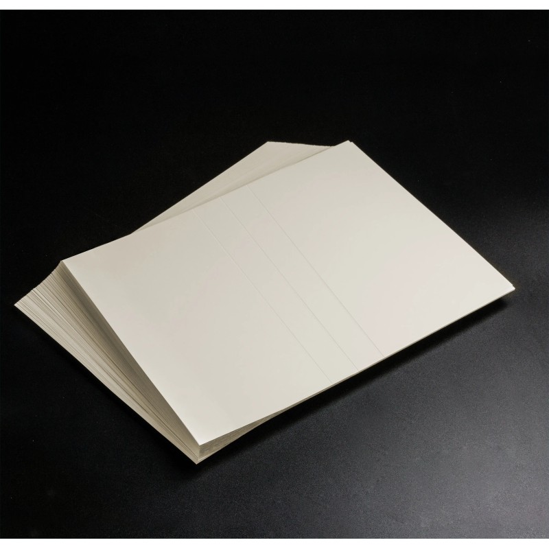 Ramette de 100 feuilles ivoires A4 vertical rainées | Impression Menu