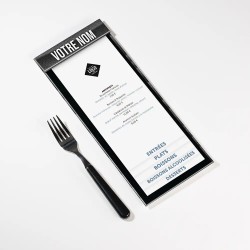 Planche Porte-Menu demi-A4 Design