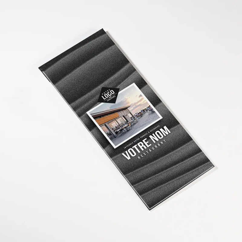 Planche Porte-Menu demi-A4 Design | Impression Menu