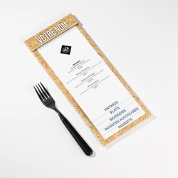 Planche Porte-Menu demi-A4 Liège