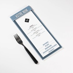 Planche Porte-Menu demi-A4 Floral