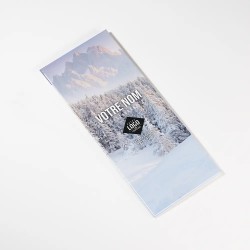 Planche Porte-Menu demi-A4 Montagne | Impression Menu