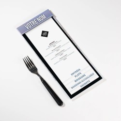 Planche Porte-Menu demi-A4 Montagne | Impression Menu