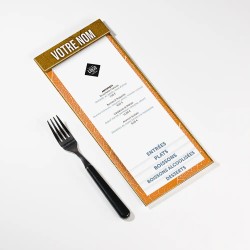 Planche Porte-Menu demi-A4 Nervure