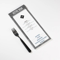 Planche Porte-Menu demi-A4 Vintage