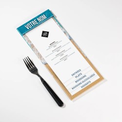 Planche Porte-Menu demi-A4 Bord de mer