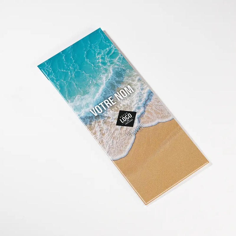 Planche Porte-Menu demi-A4 Bord de mer | Impression Menu
