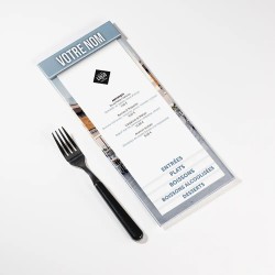 Planche Porte-Menu demi-A4 Votre photo