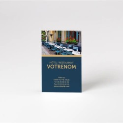 Carte visite verticale Lille