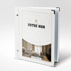 Room directory A4 vertical Reliure vis Deauville