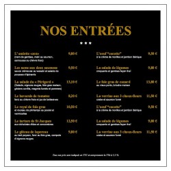 Modèle gratuit Menu Carré Terroir