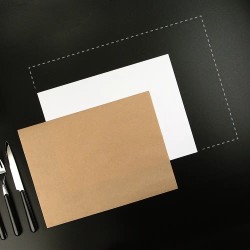 Sets de Table Médium Neutres – Blanc ou Kraft