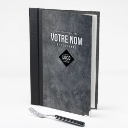 Protège-menu personnalisable sur les 4 faces 100 % à votre image.