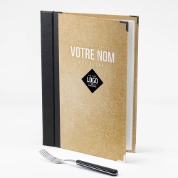 Protège-menu personnalisable sur les 4 faces 100 % à votre image.