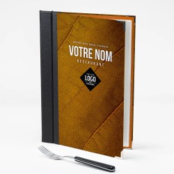 Protège-menu personnalisable sur les 4 faces 100 % à votre image.