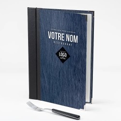 Protège-menu personnalisable sur les 4 faces 100 % à votre image.