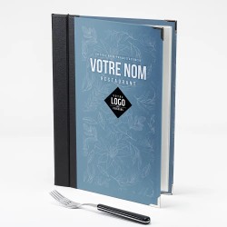Protège-menu personnalisable sur les 4 faces 100 % à votre image.
